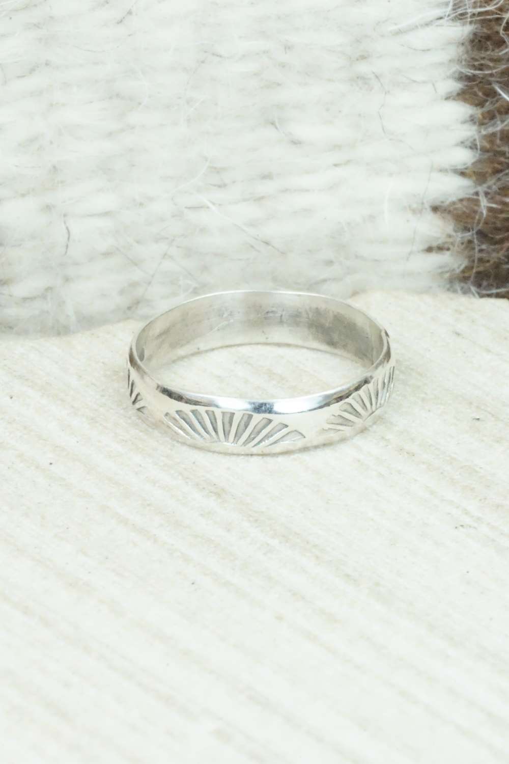 Sterling Silver Ring - Elaine Tahe - Size 7.75