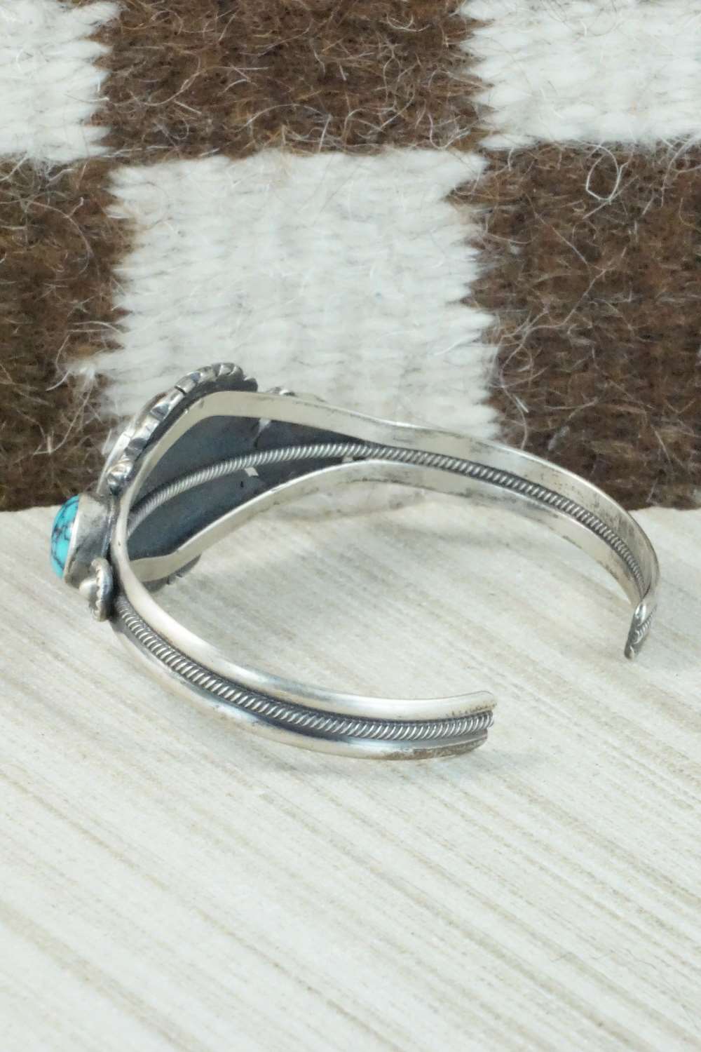 Turquoise & Sterling Silver Bracelet - Derrick Gordon