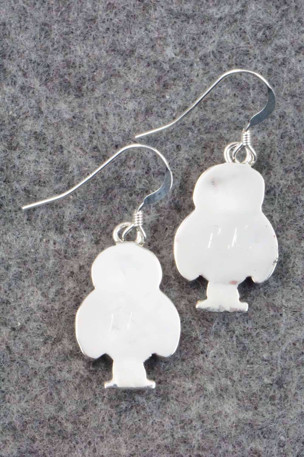 Mother of Pearl & Sterling Silver Earrings - Reginda Kallestewa