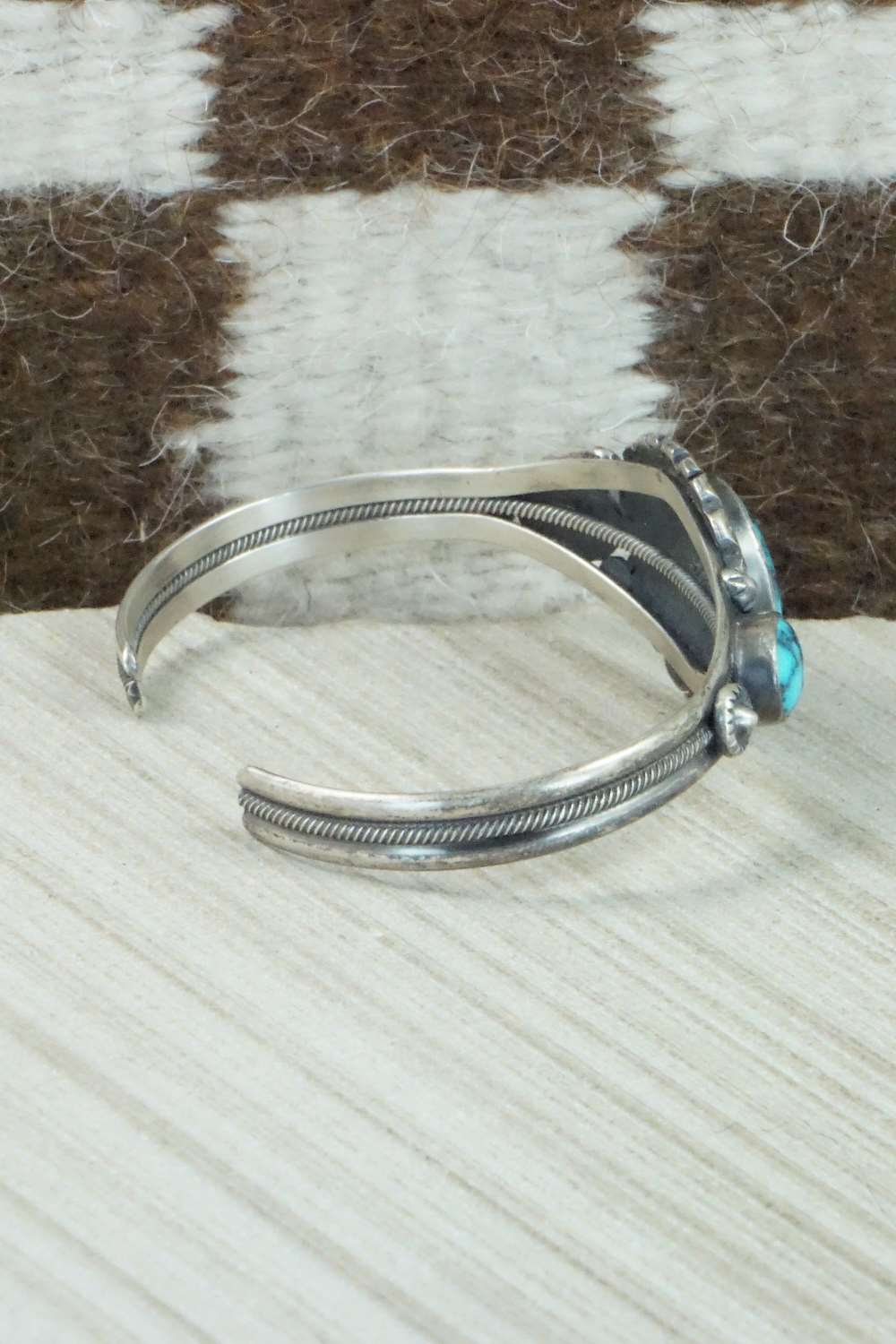 Turquoise & Sterling Silver Bracelet - Derrick Gordon