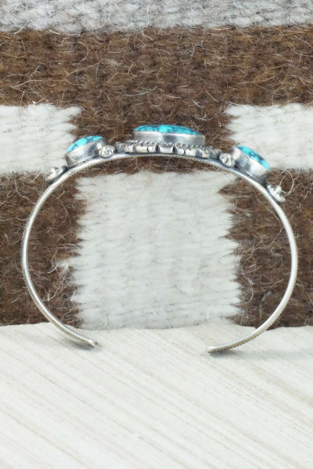 Turquoise & Sterling Silver Bracelet - Derrick Gordon