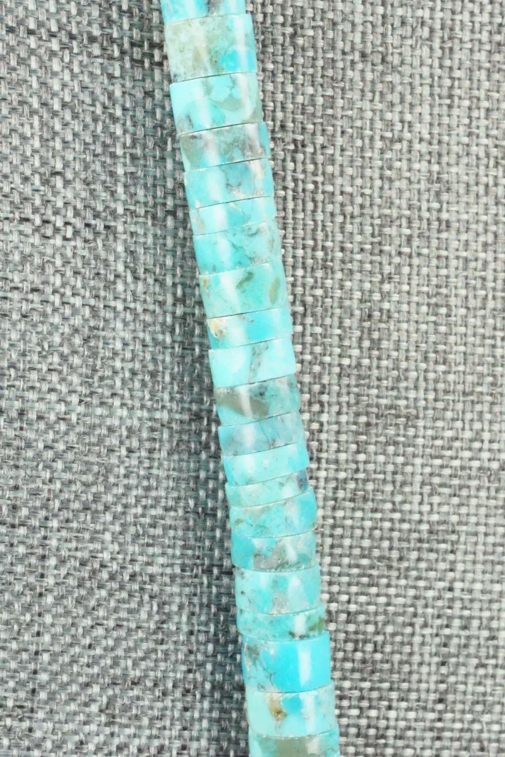 Turquoise, Spiny Oyster & Sterling Silver Necklace - Joann Garcia
