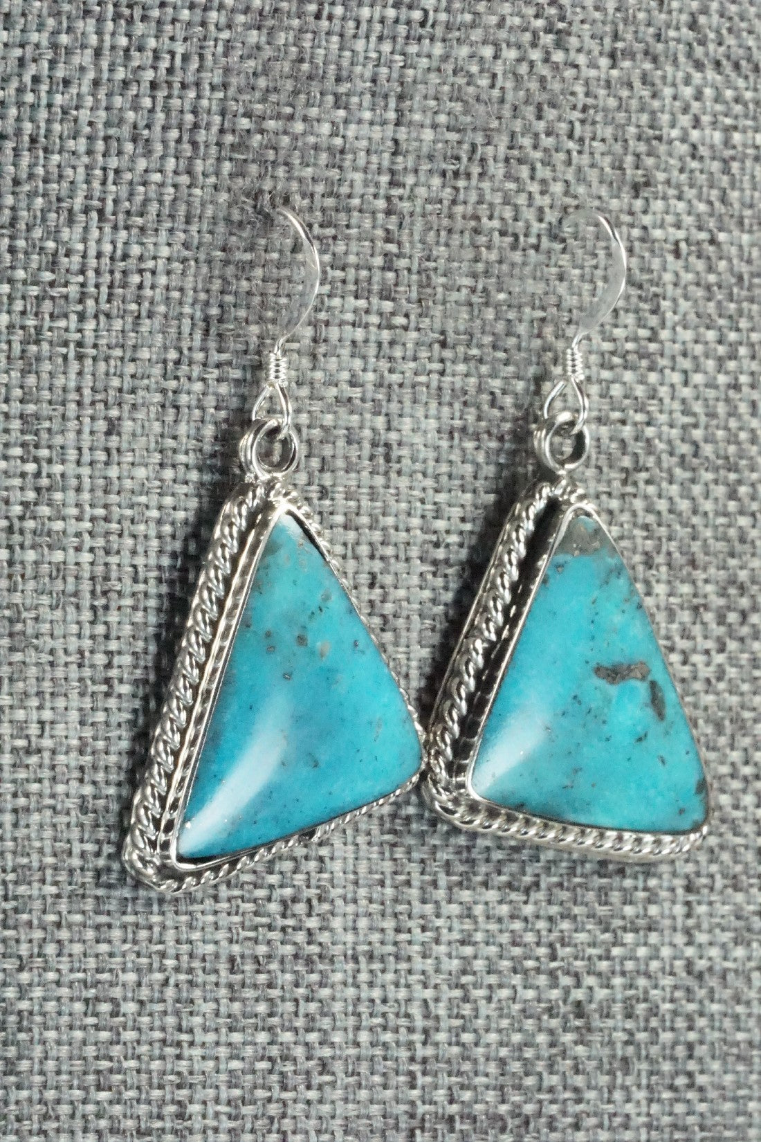 Turquoise & Sterling Silver Earrings - Sheen Yazzie