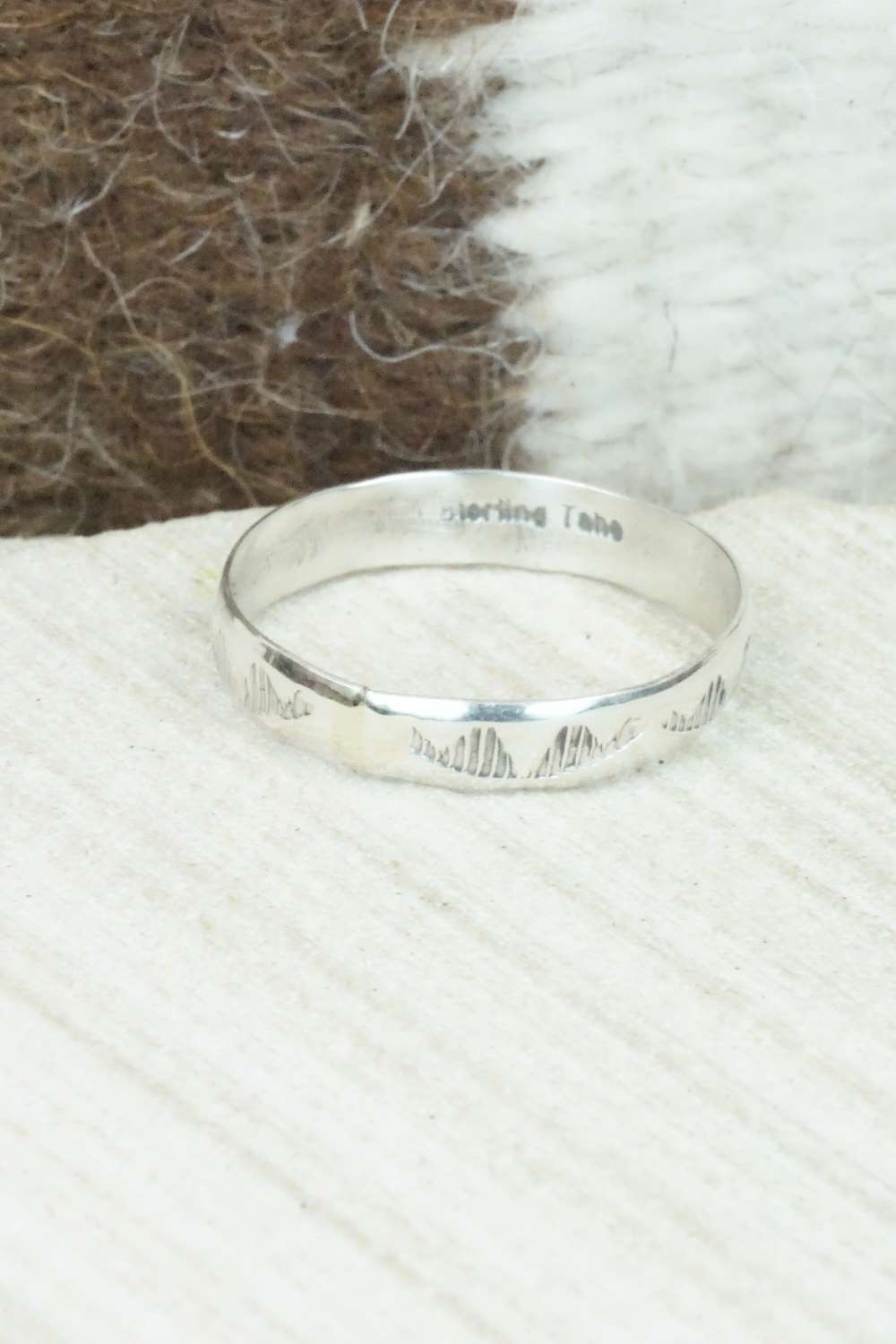 Sterling Silver Ring - Elaine Tahe - Size 11.5