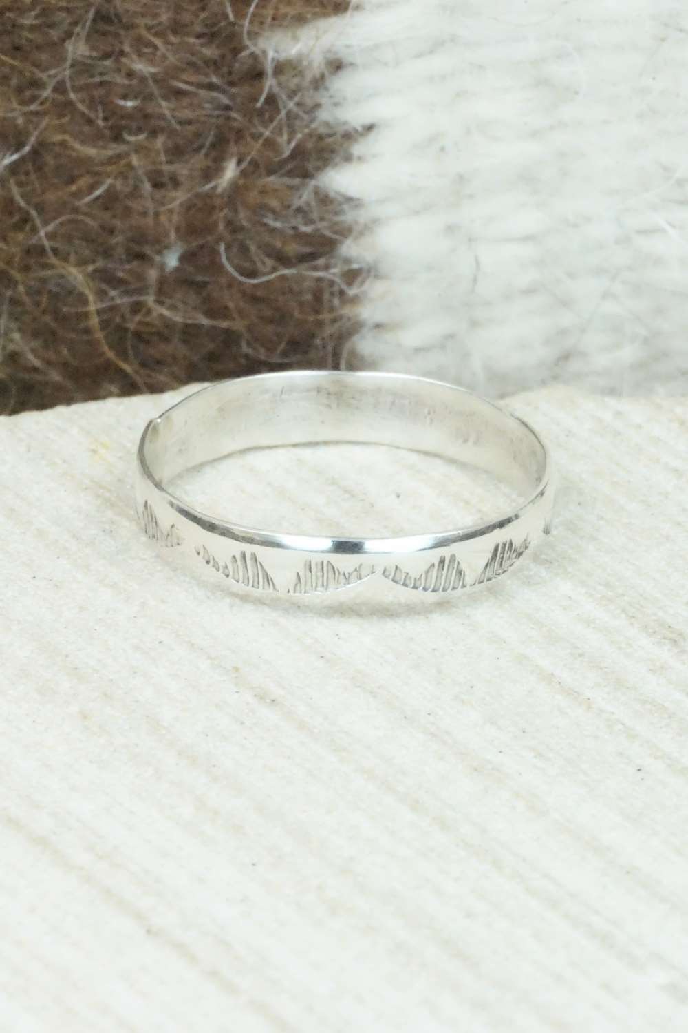 Sterling Silver Ring - Elaine Tahe - Size 11.5