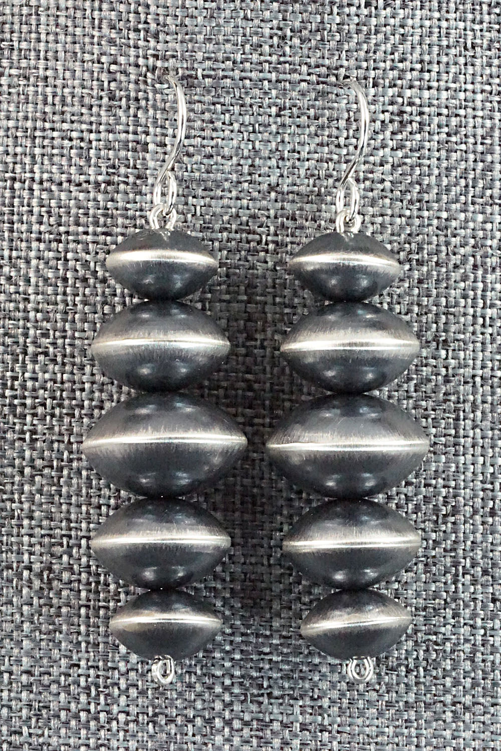 Sterling Silver Navajo Pearl Earrings - Tonisha Haley