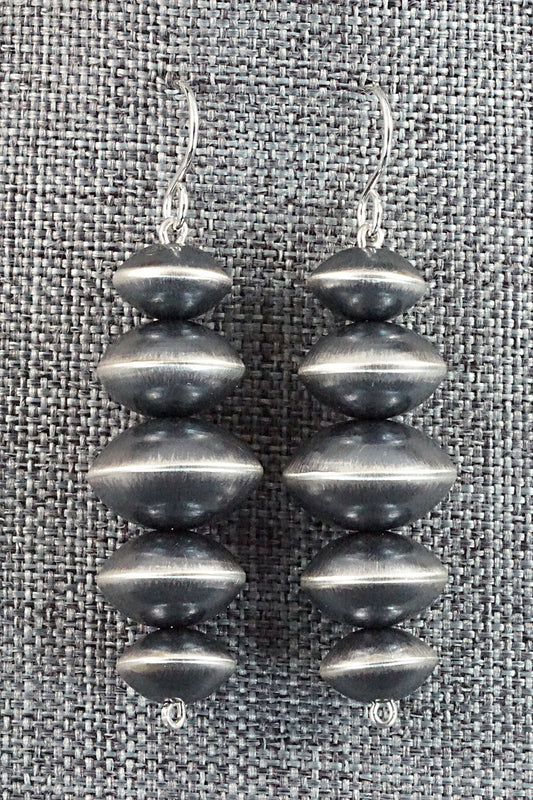 Sterling Silver Navajo Pearl Earrings - Tonisha Haley