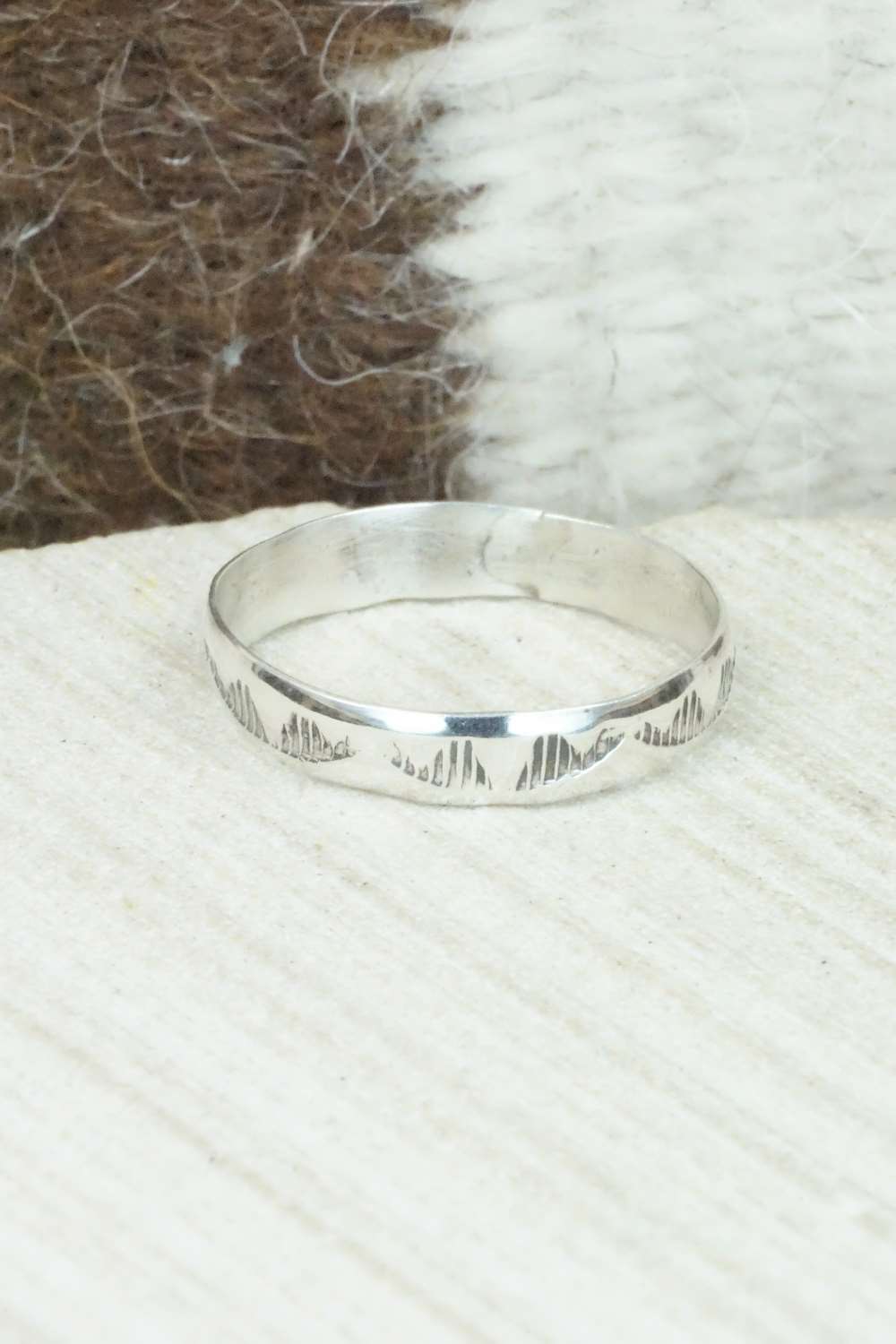 Sterling Silver Ring - Elaine Tahe - Size 11.5