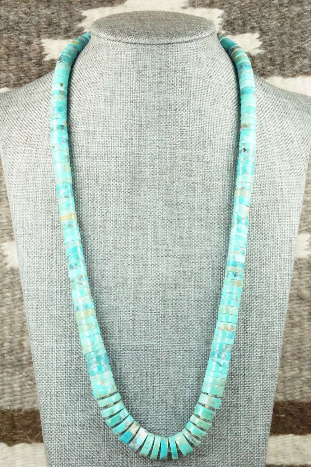 Turquoise & Sterling Silver Necklace - Joann Garcia