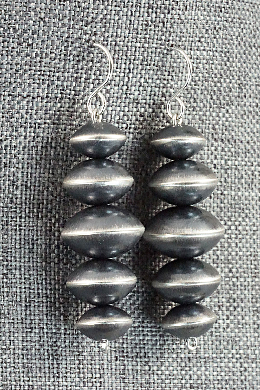 Sterling Silver Navajo Pearl Earrings - Tonisha Haley