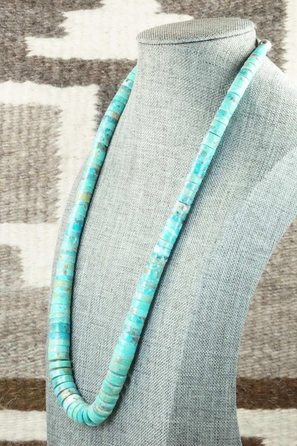 Turquoise & Sterling Silver Necklace - Joann Garcia