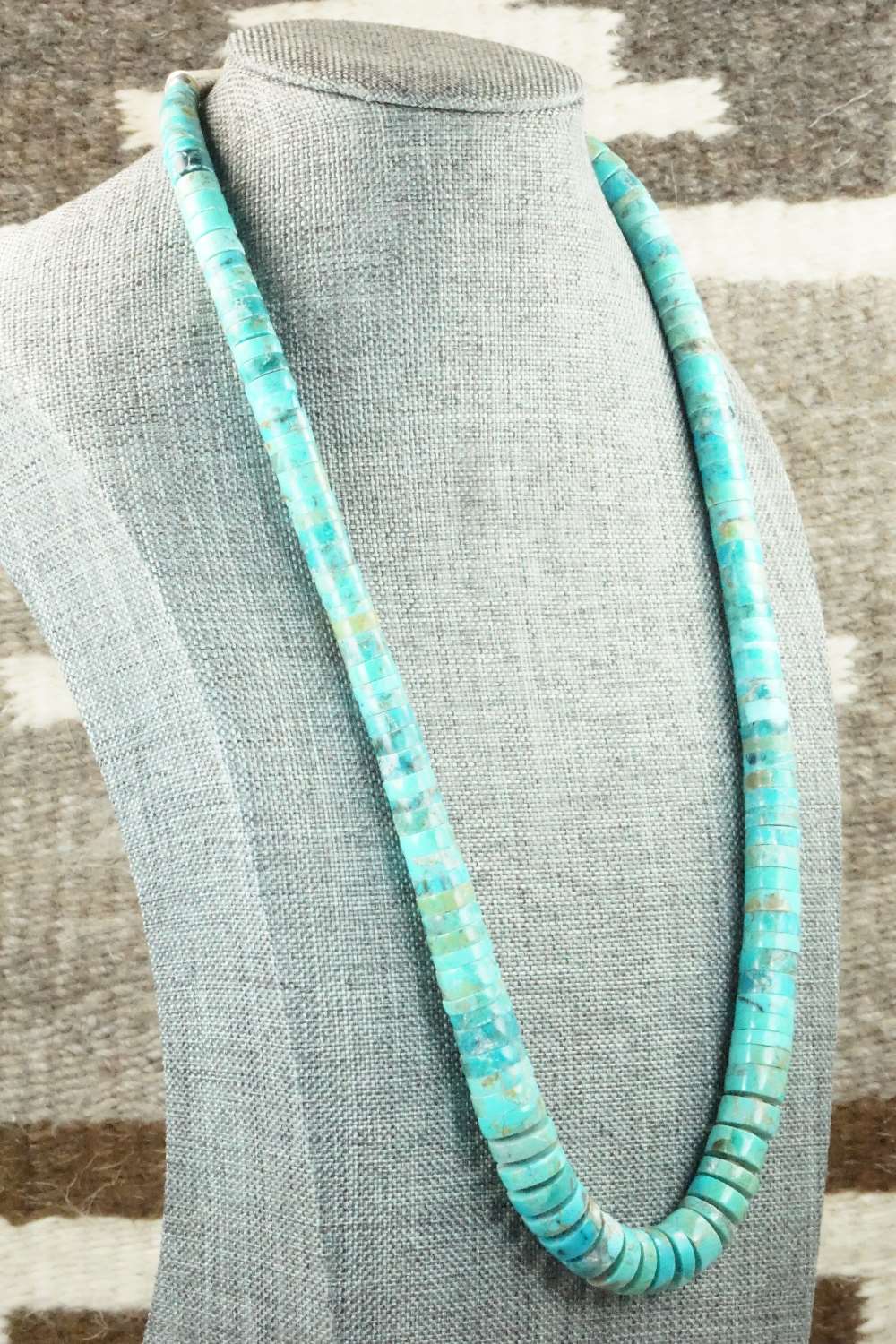 Turquoise & Sterling Silver Necklace - Joann Garcia