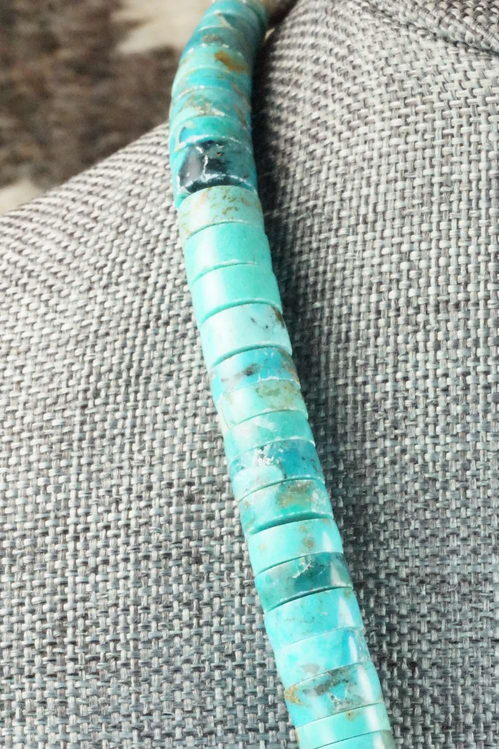 Turquoise & Sterling Silver Necklace - Joann Garcia