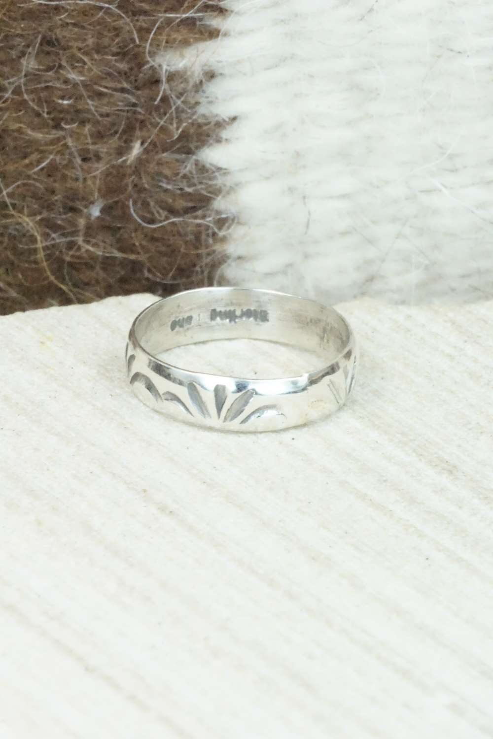 Sterling Silver Ring - Elaine Tahe - Size 6