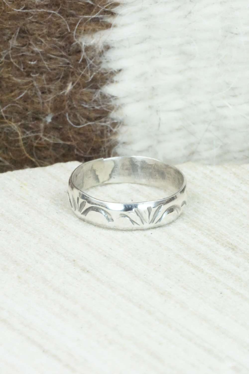 Sterling Silver Ring - Elaine Tahe - Size 6
