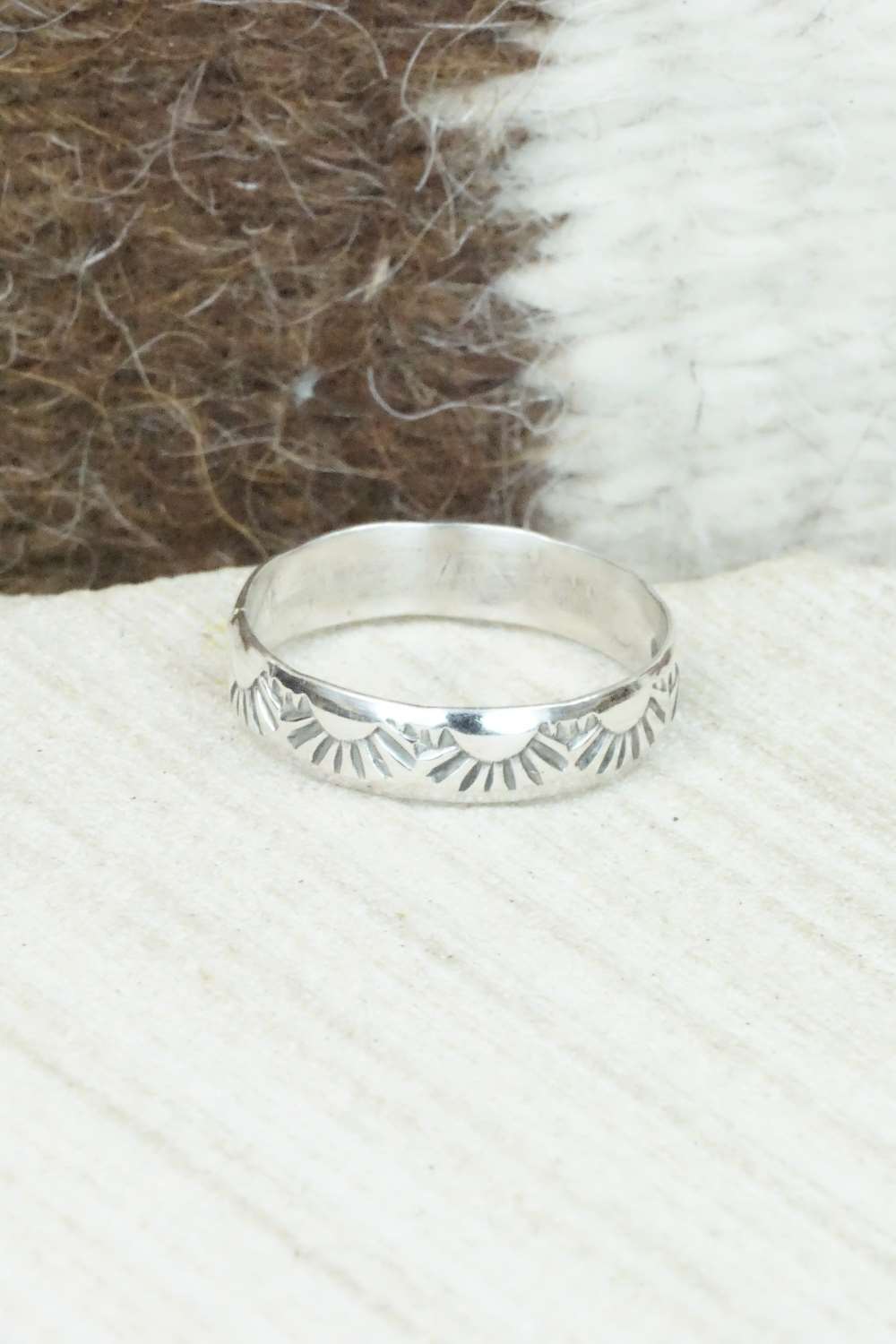 Sterling Silver Ring - Elaine Tahe - Size 7