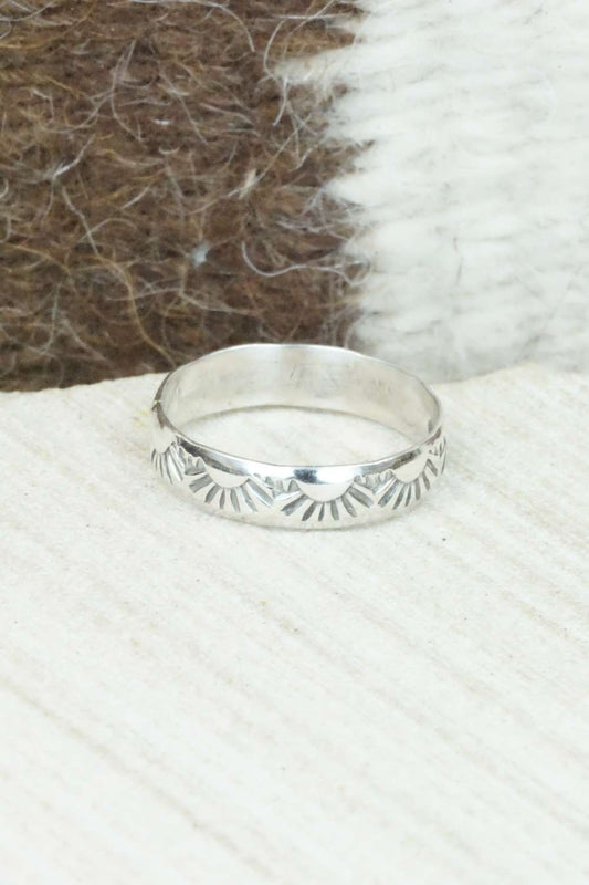 Sterling Silver Ring - Elaine Tahe - Size 7