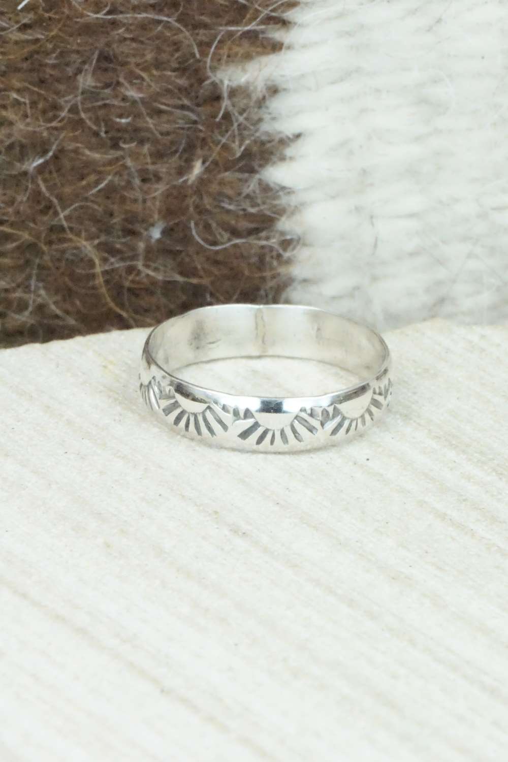 Sterling Silver Ring - Elaine Tahe - Size 7