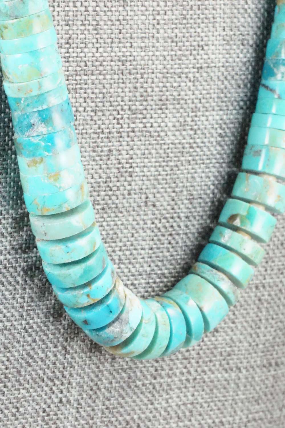 Turquoise & Sterling Silver Necklace - Joann Garcia