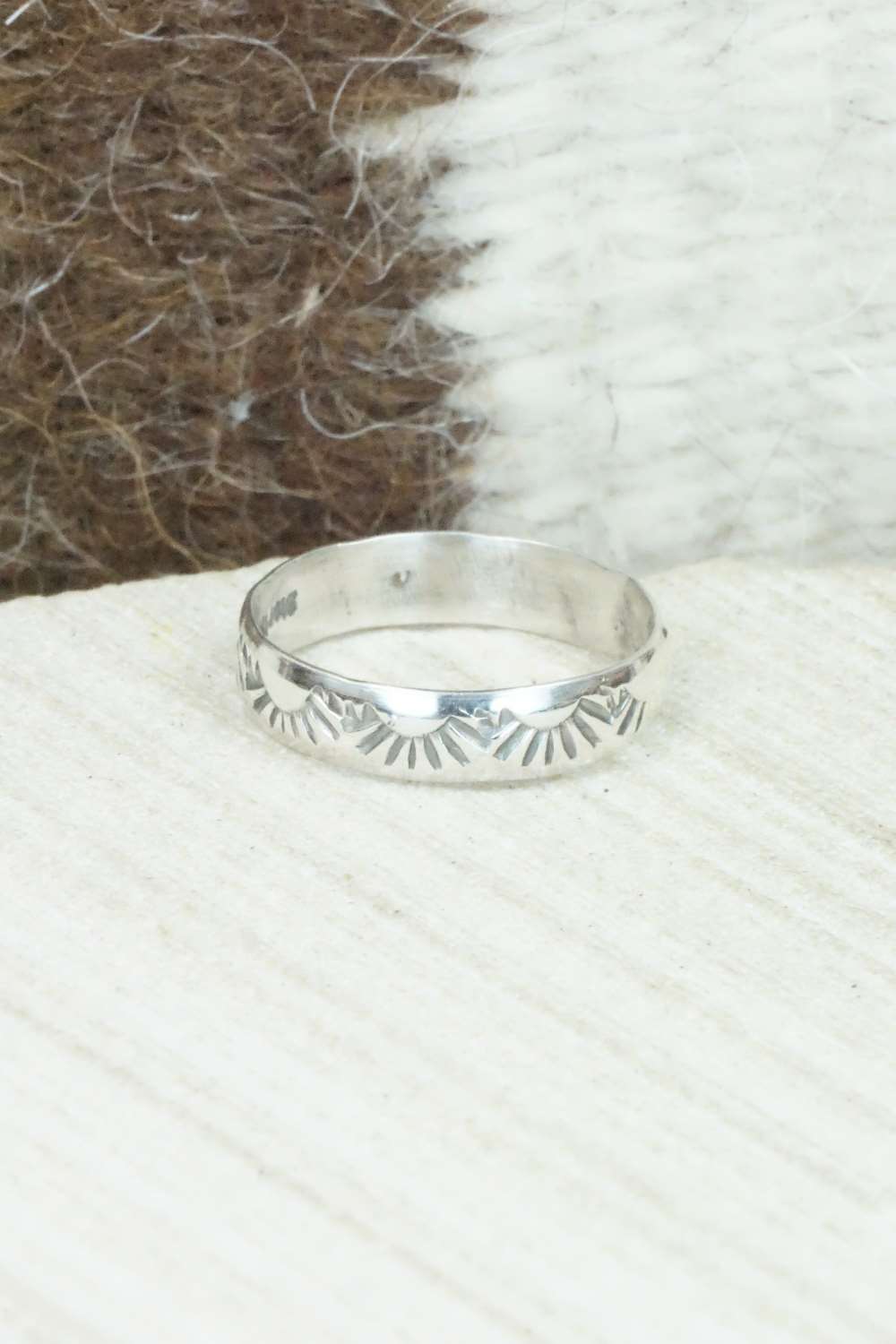 Sterling Silver Ring - Elaine Tahe - Size 7