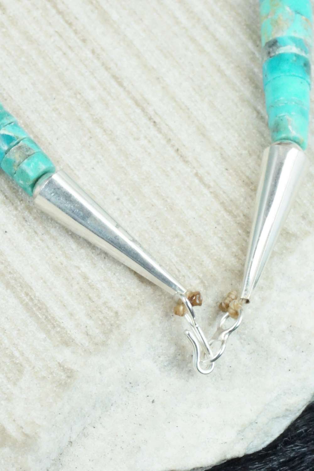 Turquoise & Sterling Silver Necklace - Joann Garcia