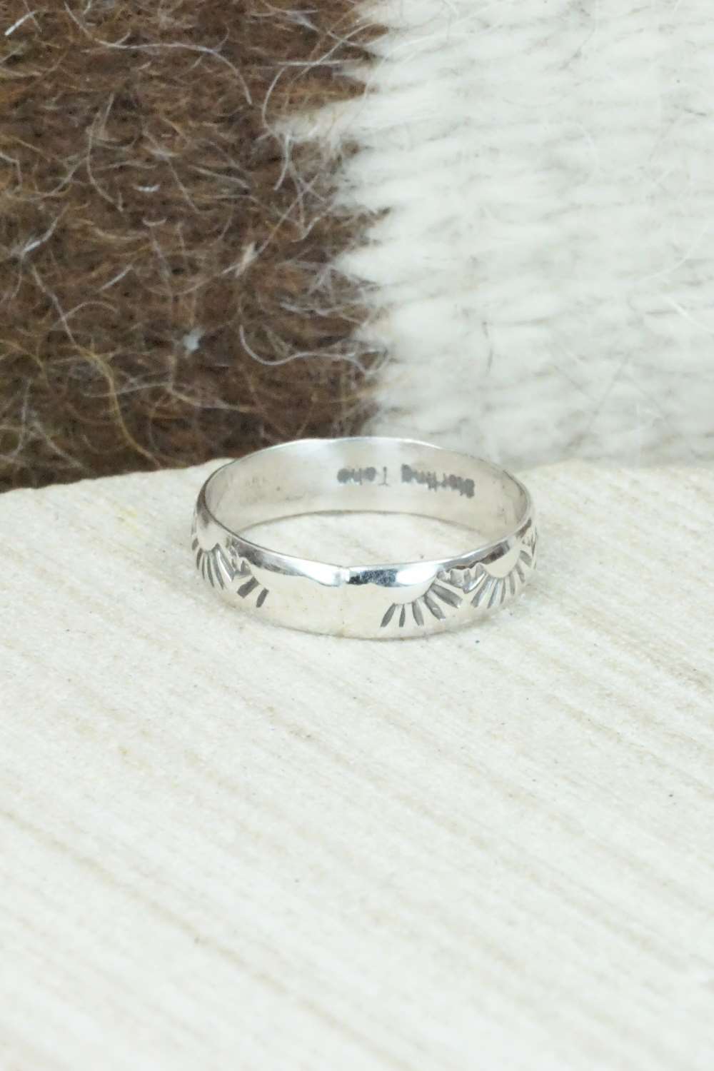 Sterling Silver Ring - Elaine Tahe - Size 7