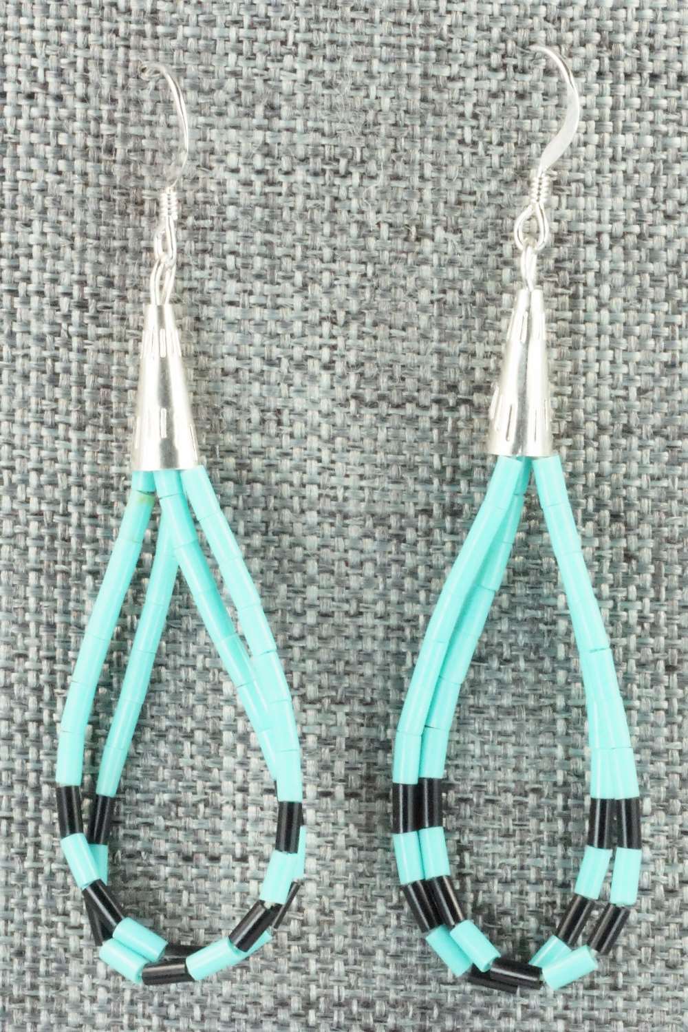 Turquoise & Sterling Silver Earrings - Ramona Bird
