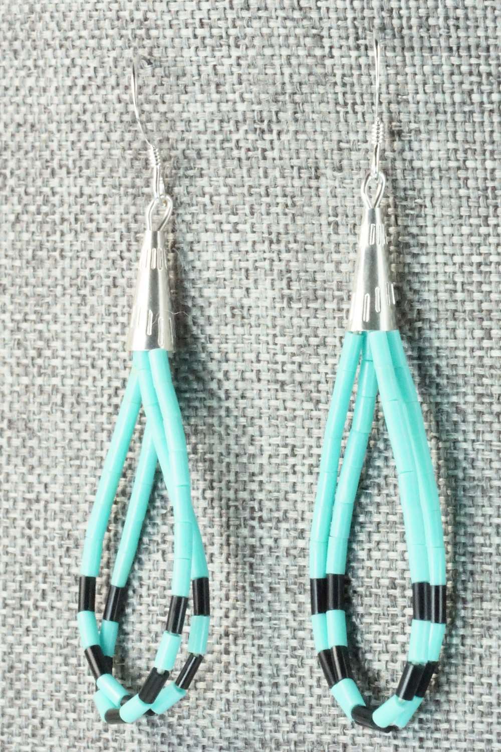 Turquoise & Sterling Silver Earrings - Ramona Bird