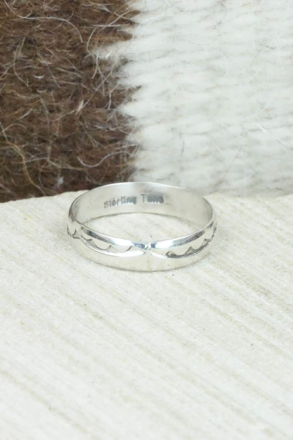 Sterling Silver Ring - Elaine Tahe - Size 7.75
