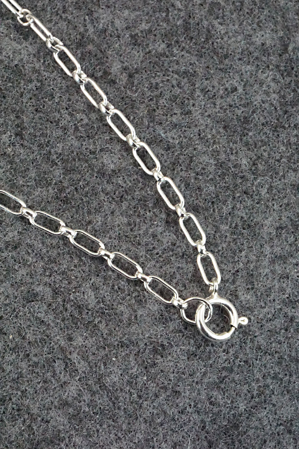 Turquoise & Sterling Silver Inlay Necklace - Bernadette Hattie