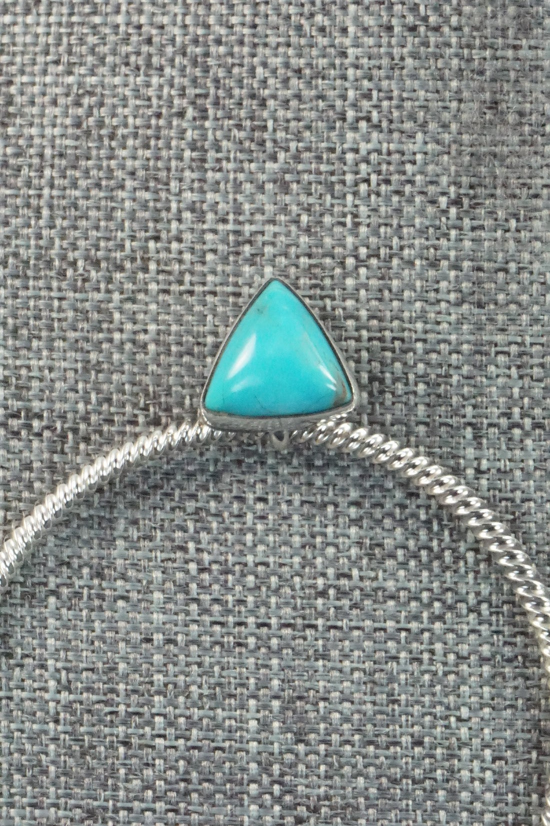 Turquoise & Sterling Silver Earrings - Verley Betone