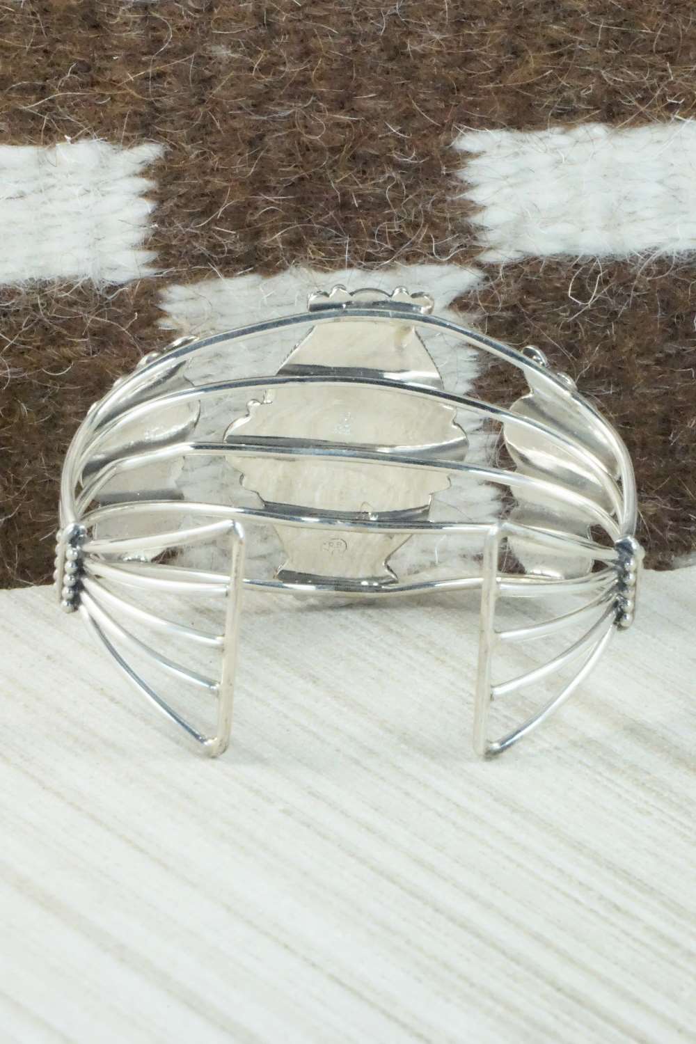 Turquoise and Sterling Silver Bracelet - Navajo