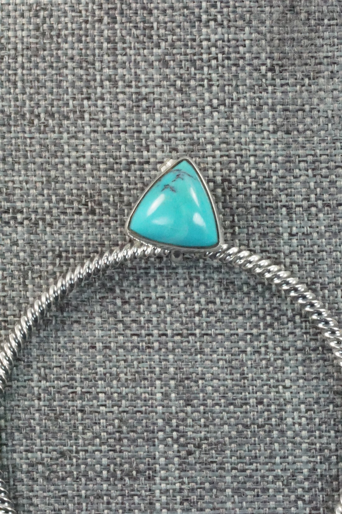 Turquoise & Sterling Silver Earrings - Verley Betone