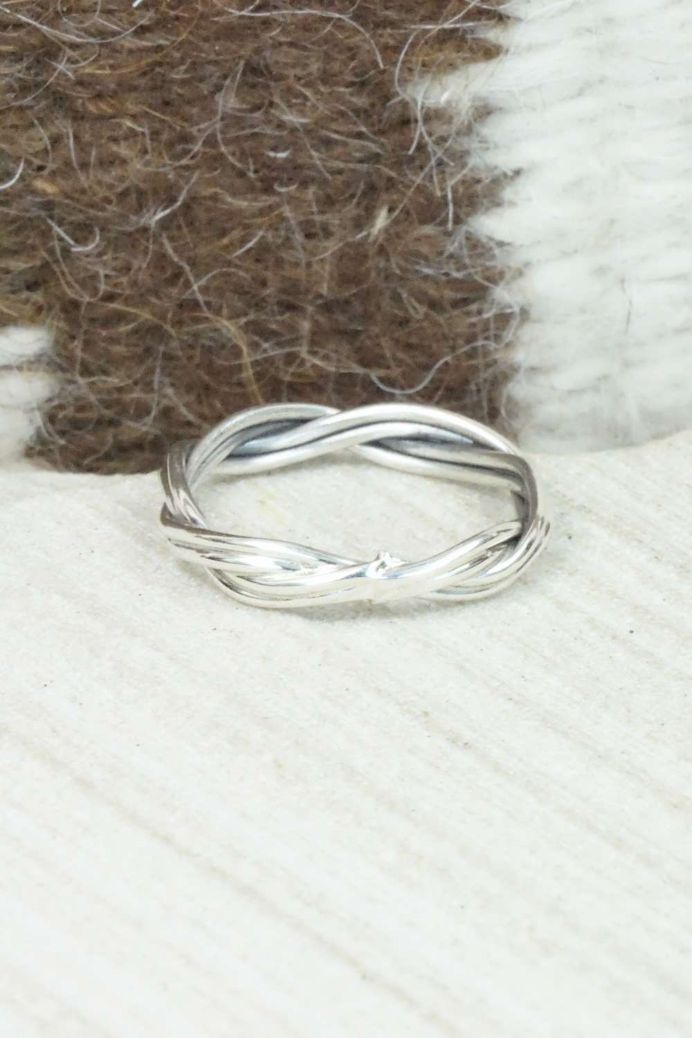 Sterling Silver Ring - Elaine Tahe - Size 7