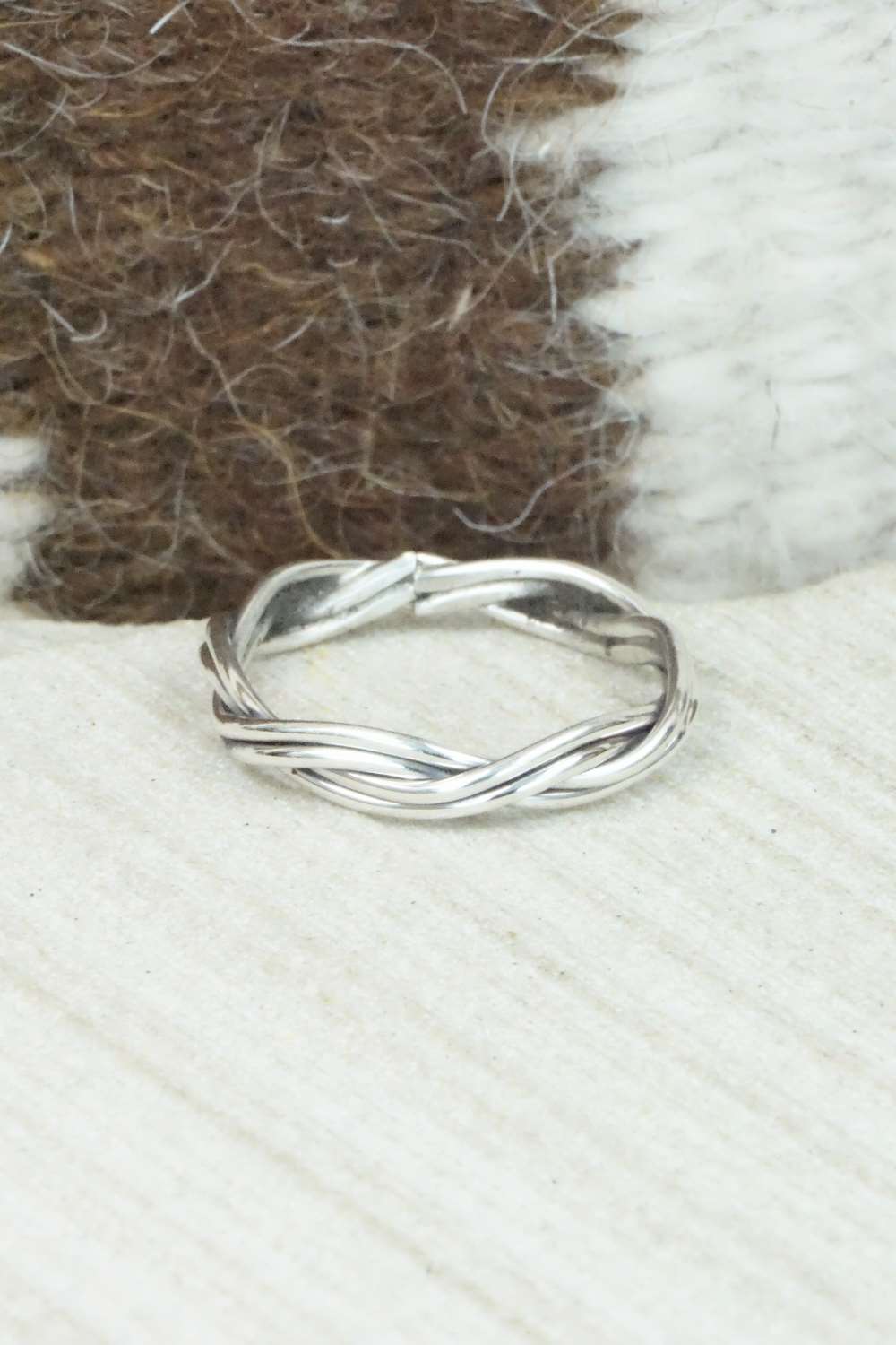 Sterling Silver Ring - Elaine Tahe - Size 7