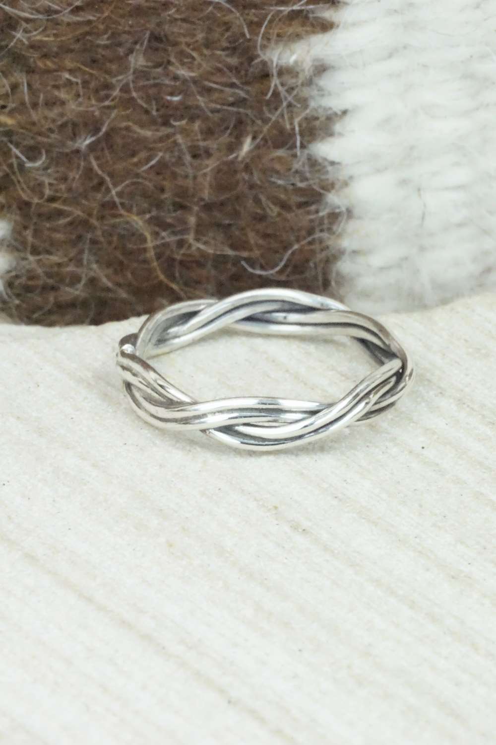 Sterling Silver Ring - Elaine Tahe - Size 9