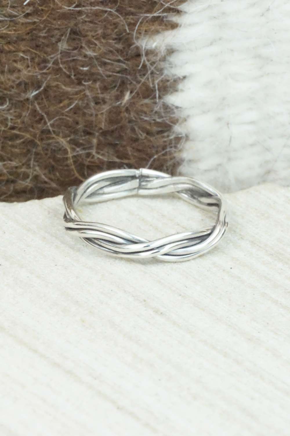 Sterling Silver Ring - Elaine Tahe - Size 9