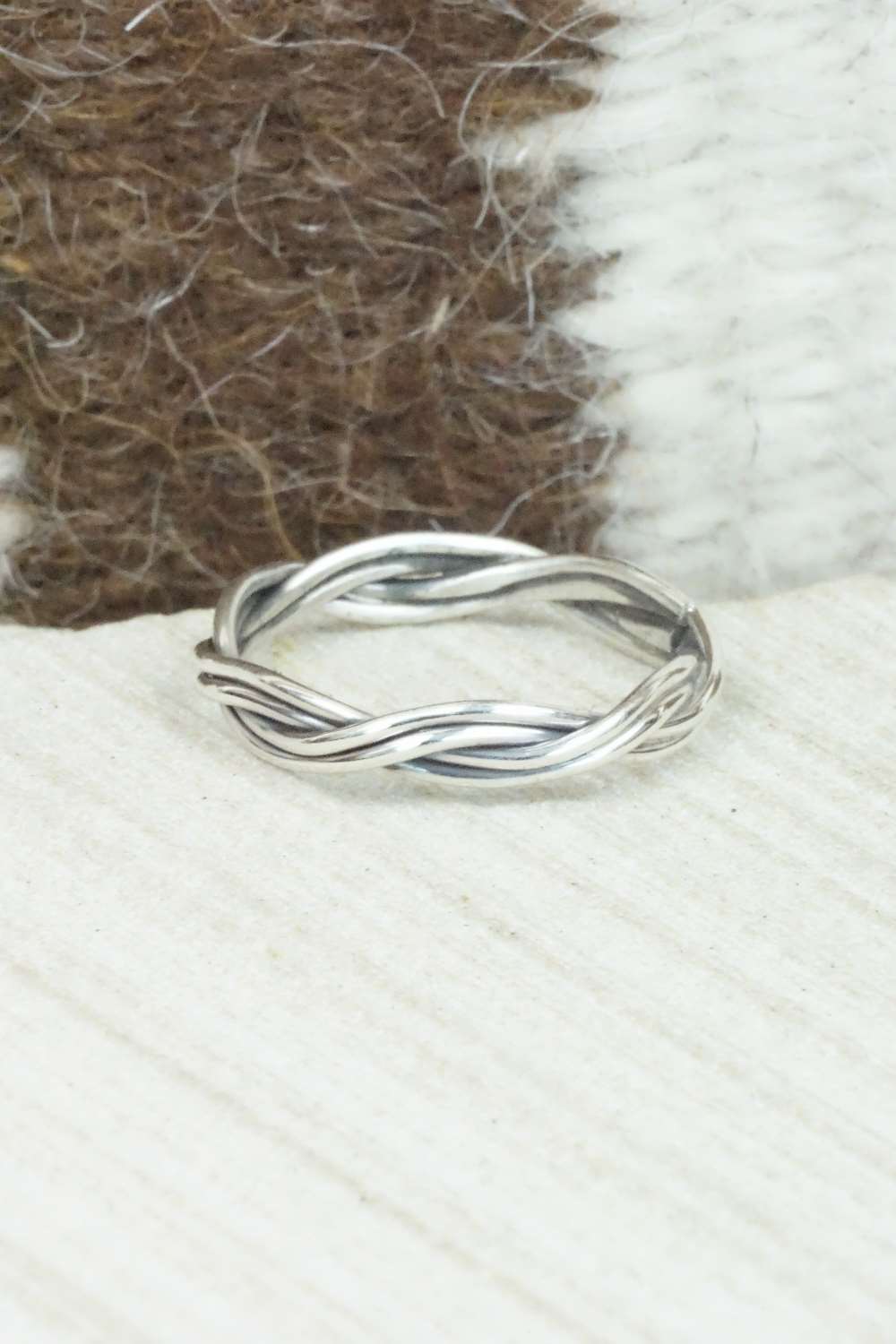 Sterling Silver Ring - Elaine Tahe - Size 9