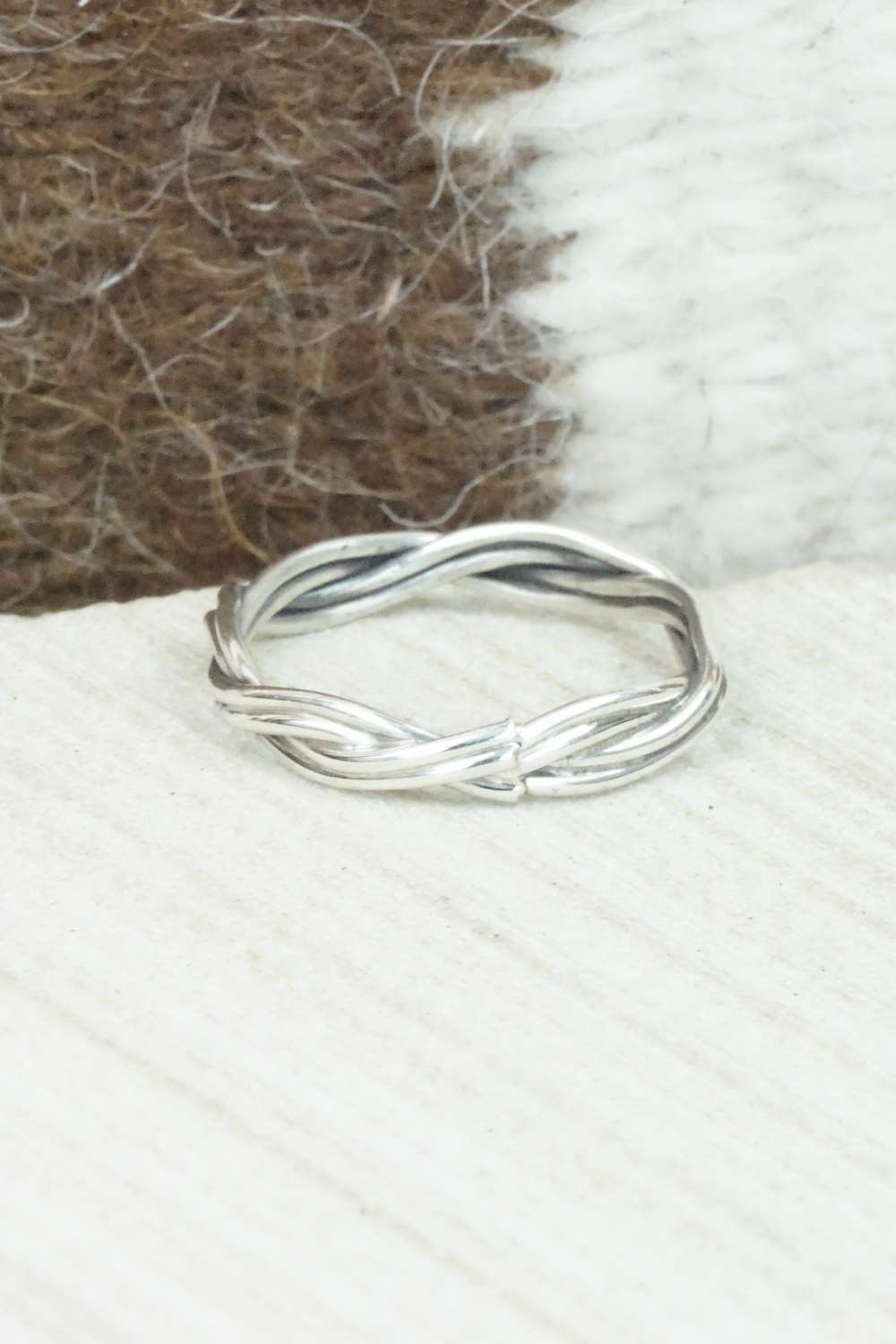 Sterling Silver Ring - Elaine Tahe - Size 9