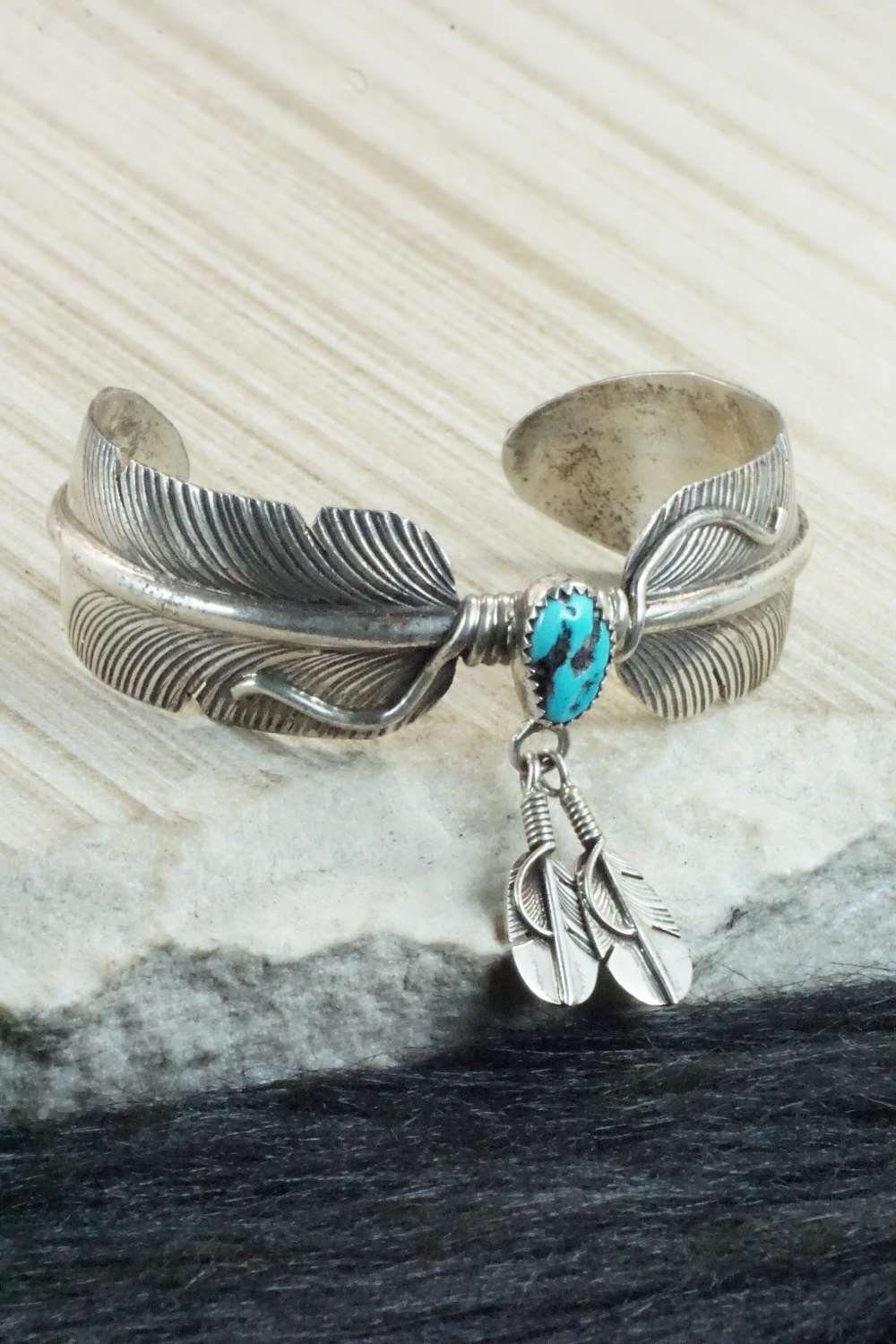 Turquoise and Sterling Silver Bracelet - Charley