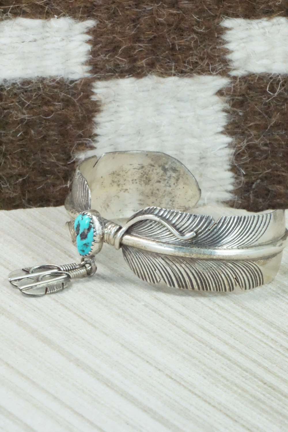 Turquoise and Sterling Silver Bracelet - Charley