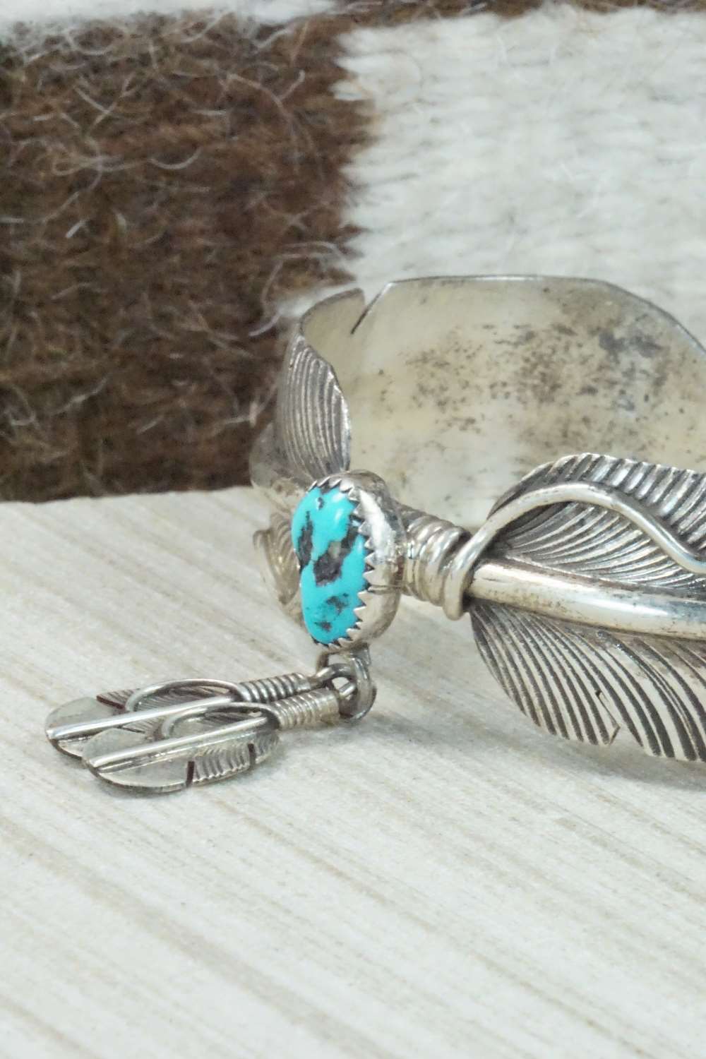 Turquoise and Sterling Silver Bracelet - Charley