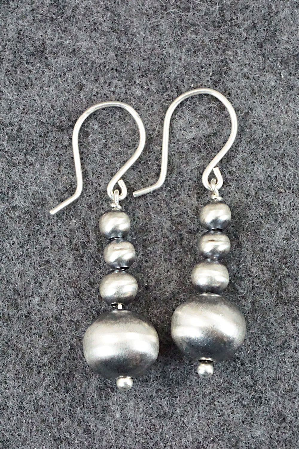 Sterling Silver Navajo Pearl Earrings - Jan Mariano