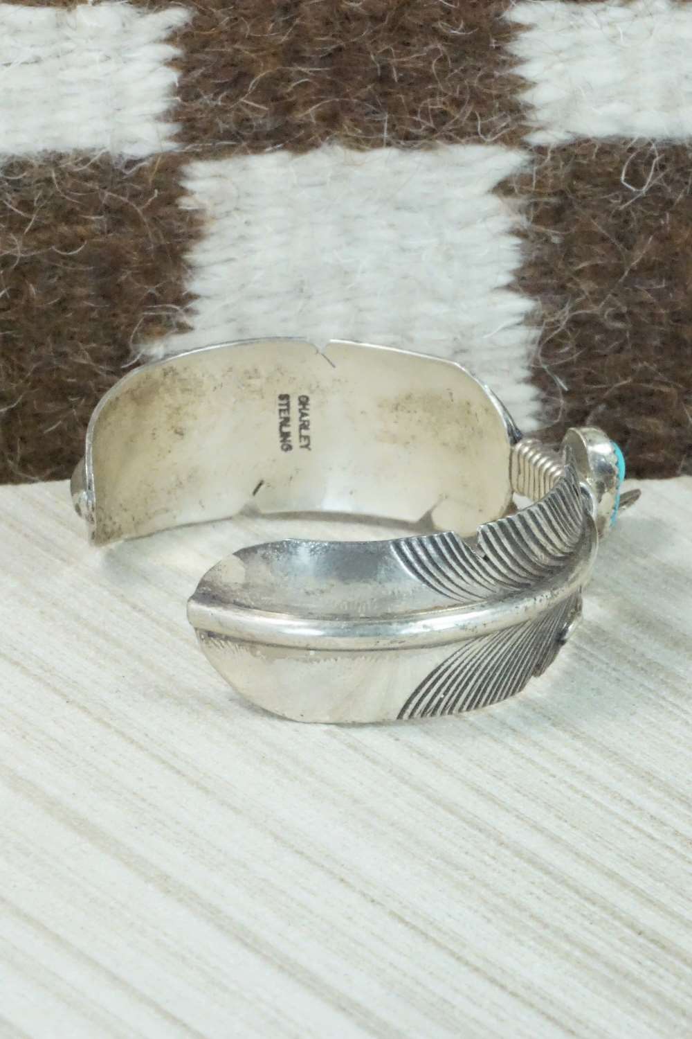 Turquoise and Sterling Silver Bracelet - Charley
