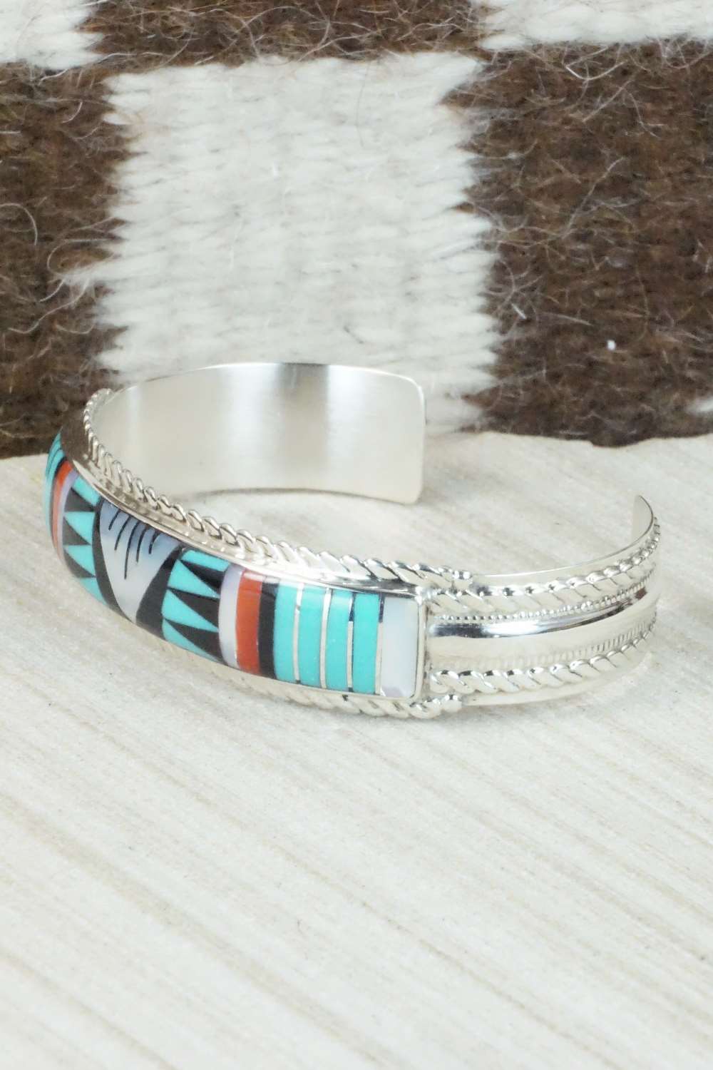 Multi Stone & Sterling Silver Bracelet - Rebecca Sheyka
