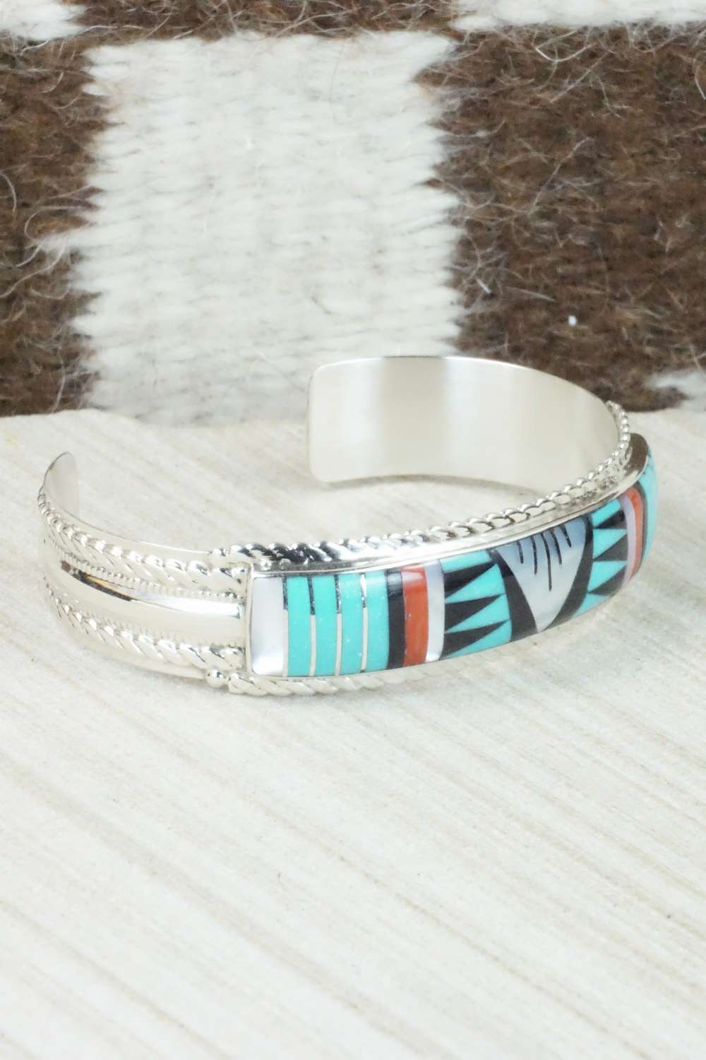 Multi Stone & Sterling Silver Bracelet - Rebecca Sheyka