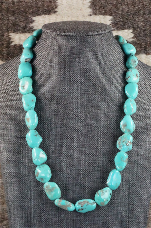 Turquoise & Sterling Silver Necklace - Doreen Jake