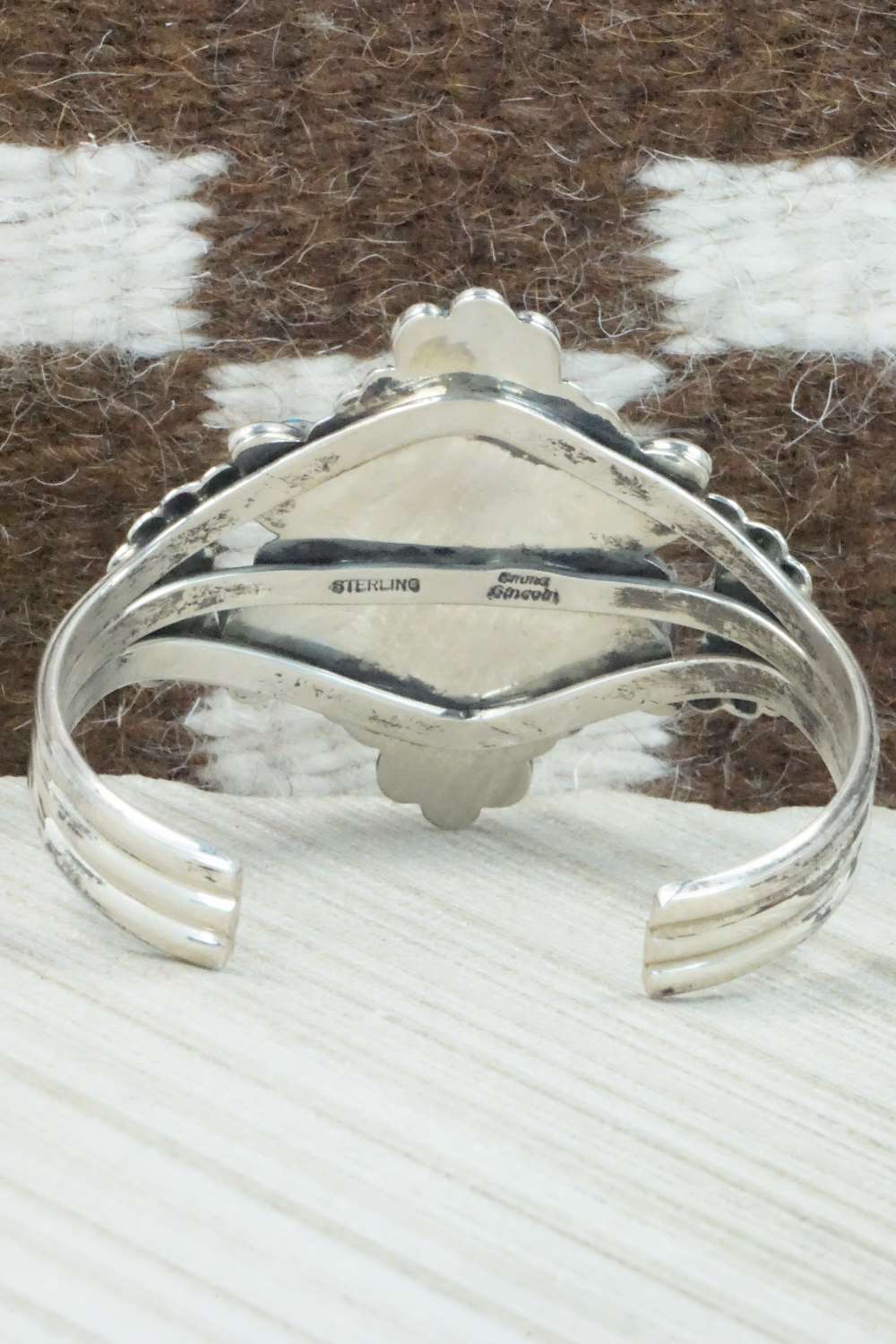 Turquoise & Sterling Silver Bracelet - Emma Lincoln