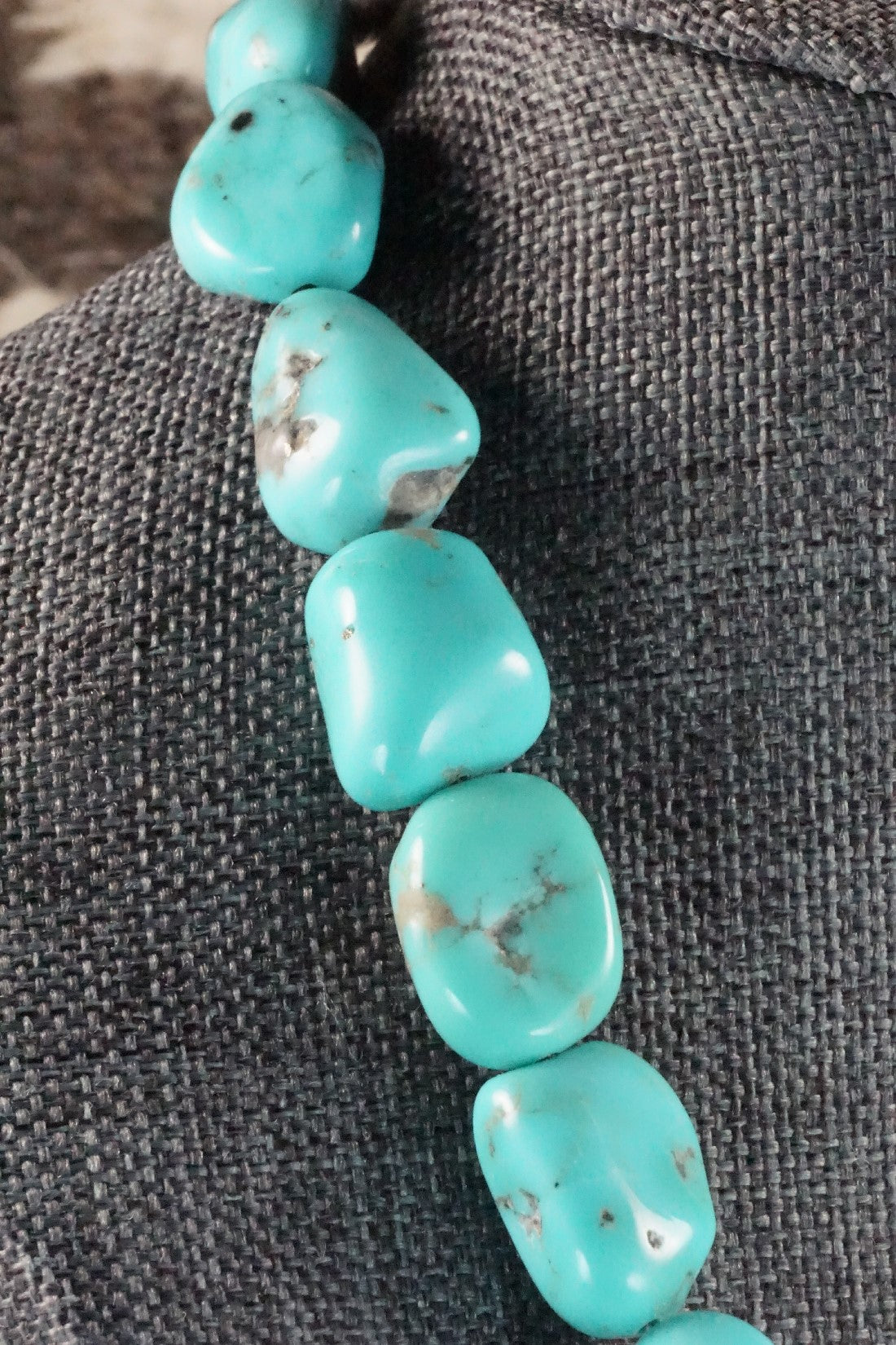Turquoise & Sterling Silver Necklace - Doreen Jake