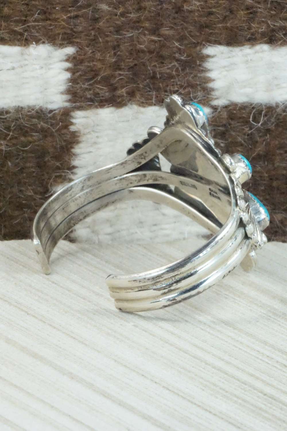Turquoise & Sterling Silver Bracelet - Emma Lincoln